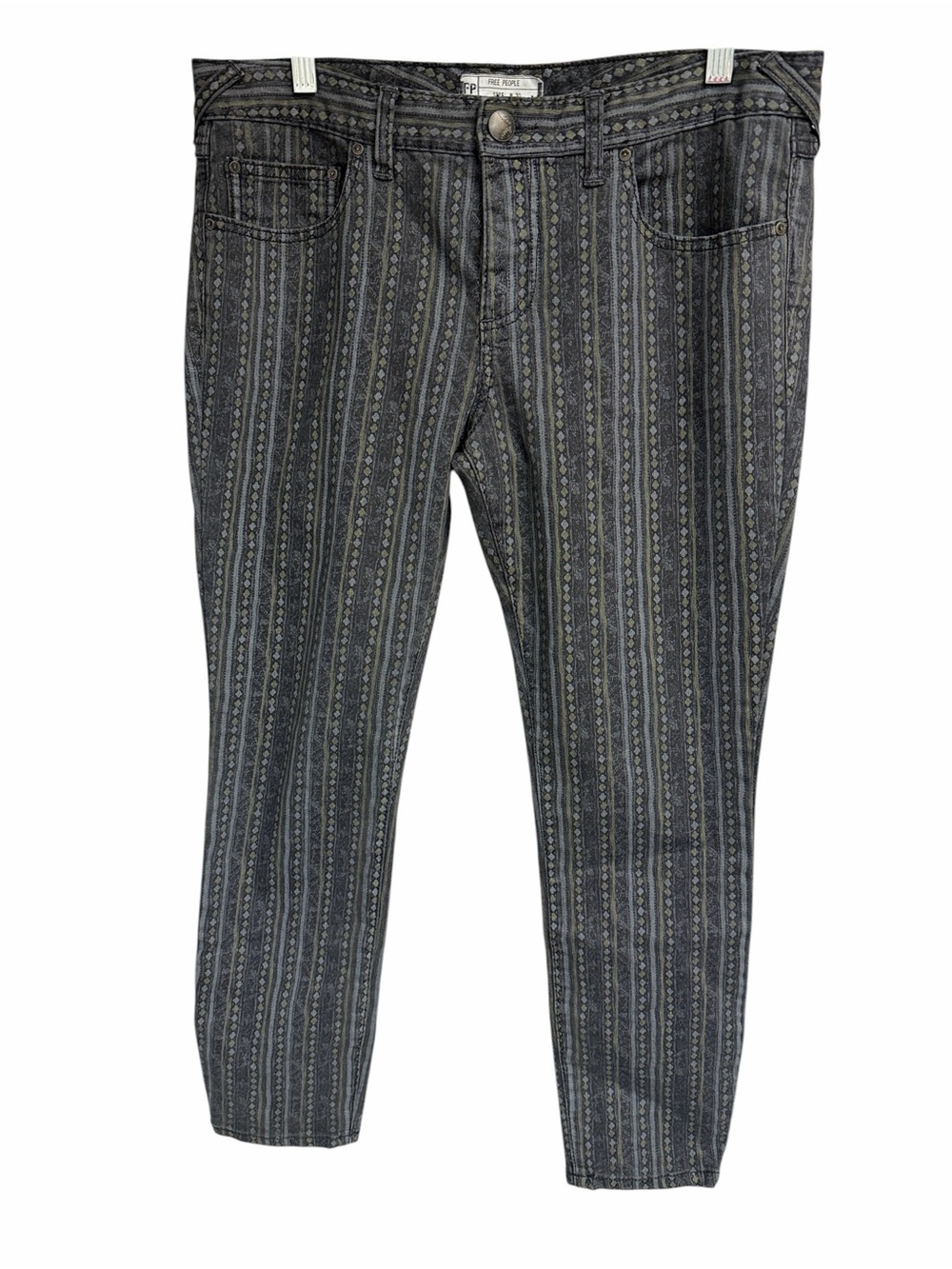 Free People Bali Tribal Print Jeans